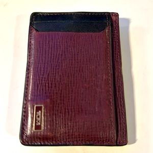 Tumi Money Clip Card Case